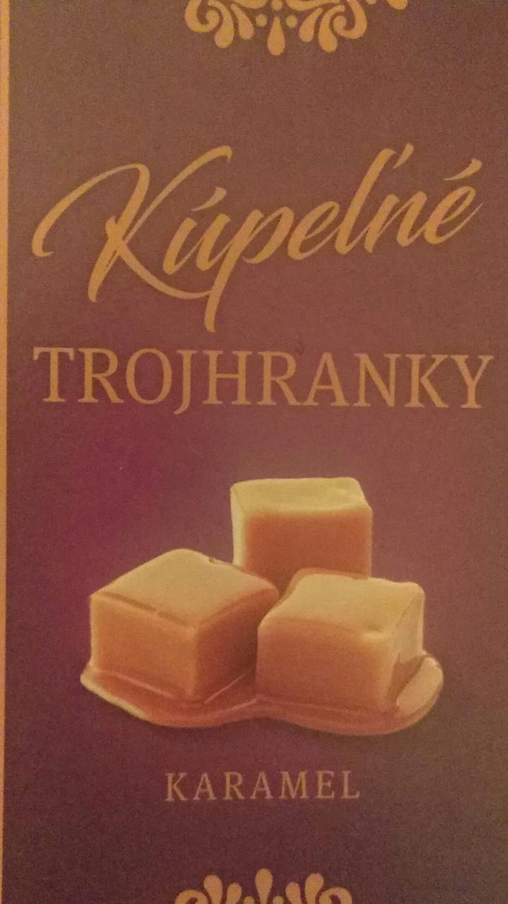 Fotografie - Kúpeľné trojhranky karamel