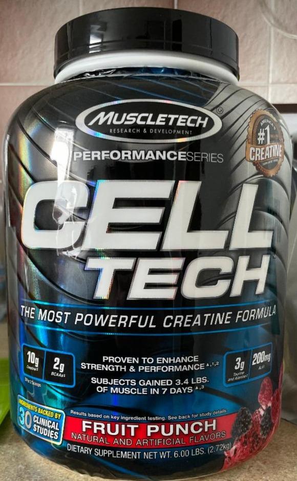 Fotografie - Cell Tech Performance Series Muscletech Fruit Punch