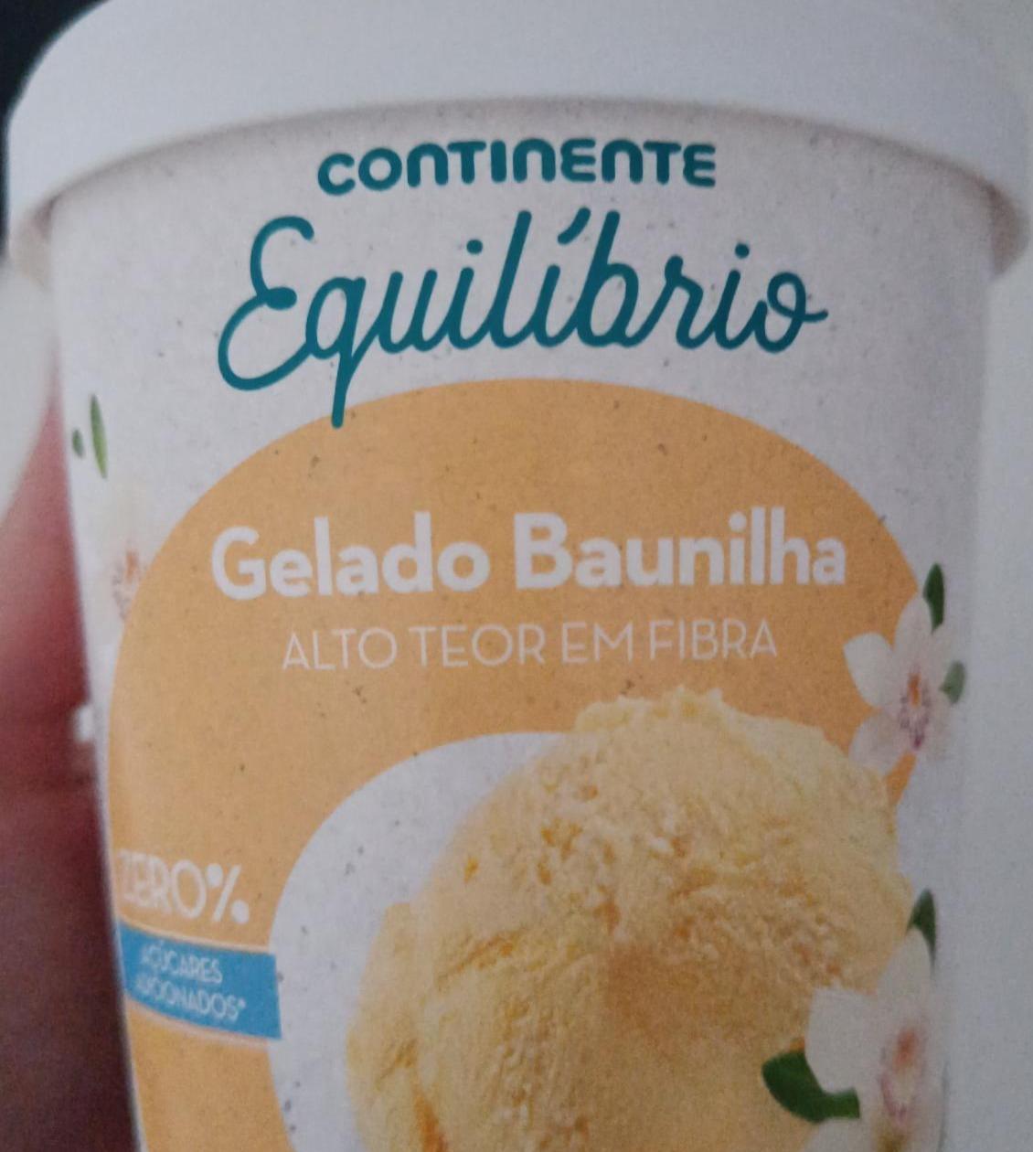 Fotografie - Gelato Baunilha Continente Equilíbrio