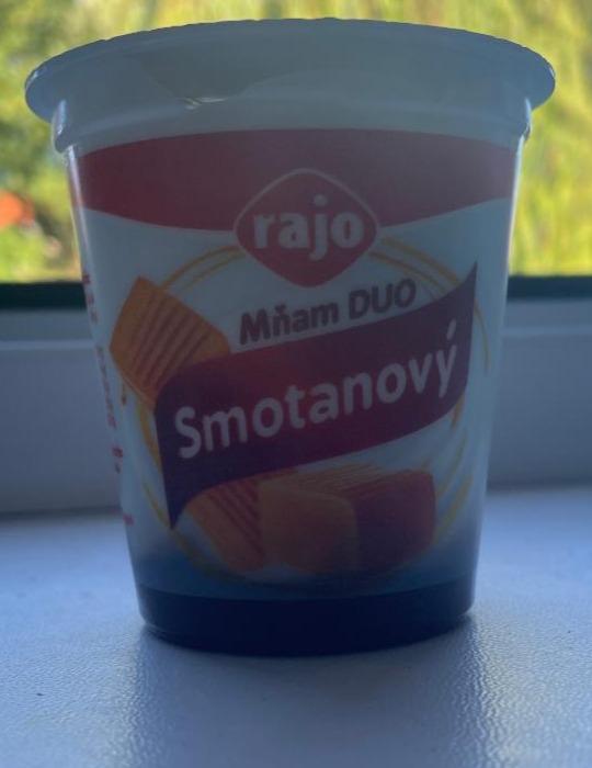 Fotografie - Mňam DUO smotanový jogurt karamelový 10% Rajo