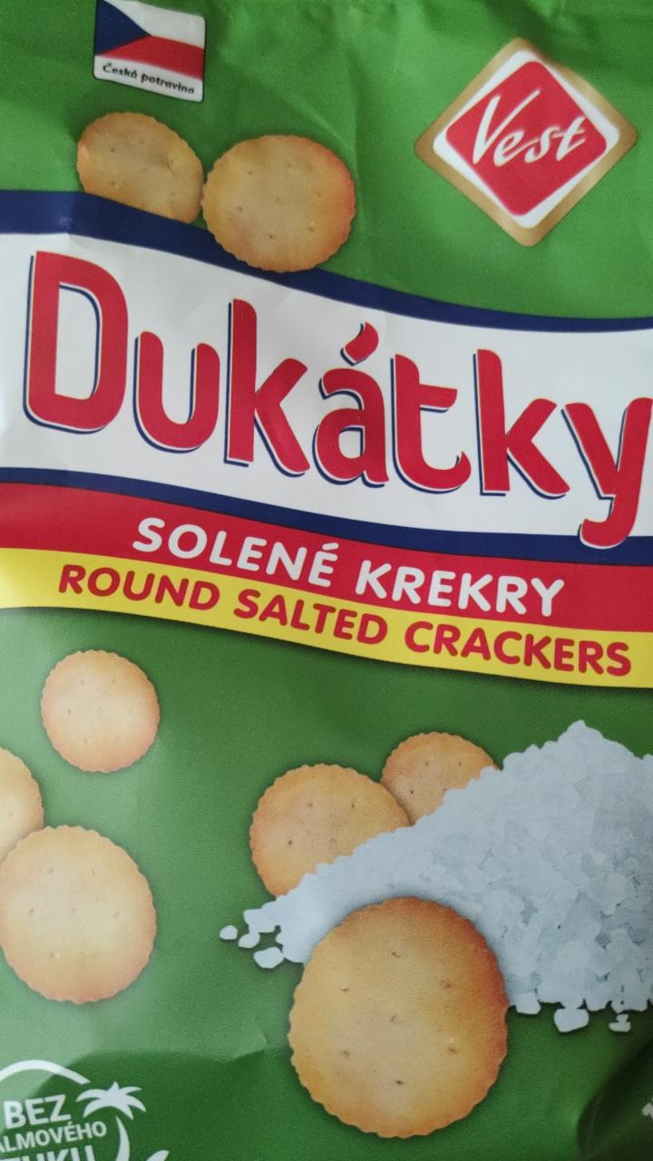 Fotografie - Dukátky - solené krekry Vest