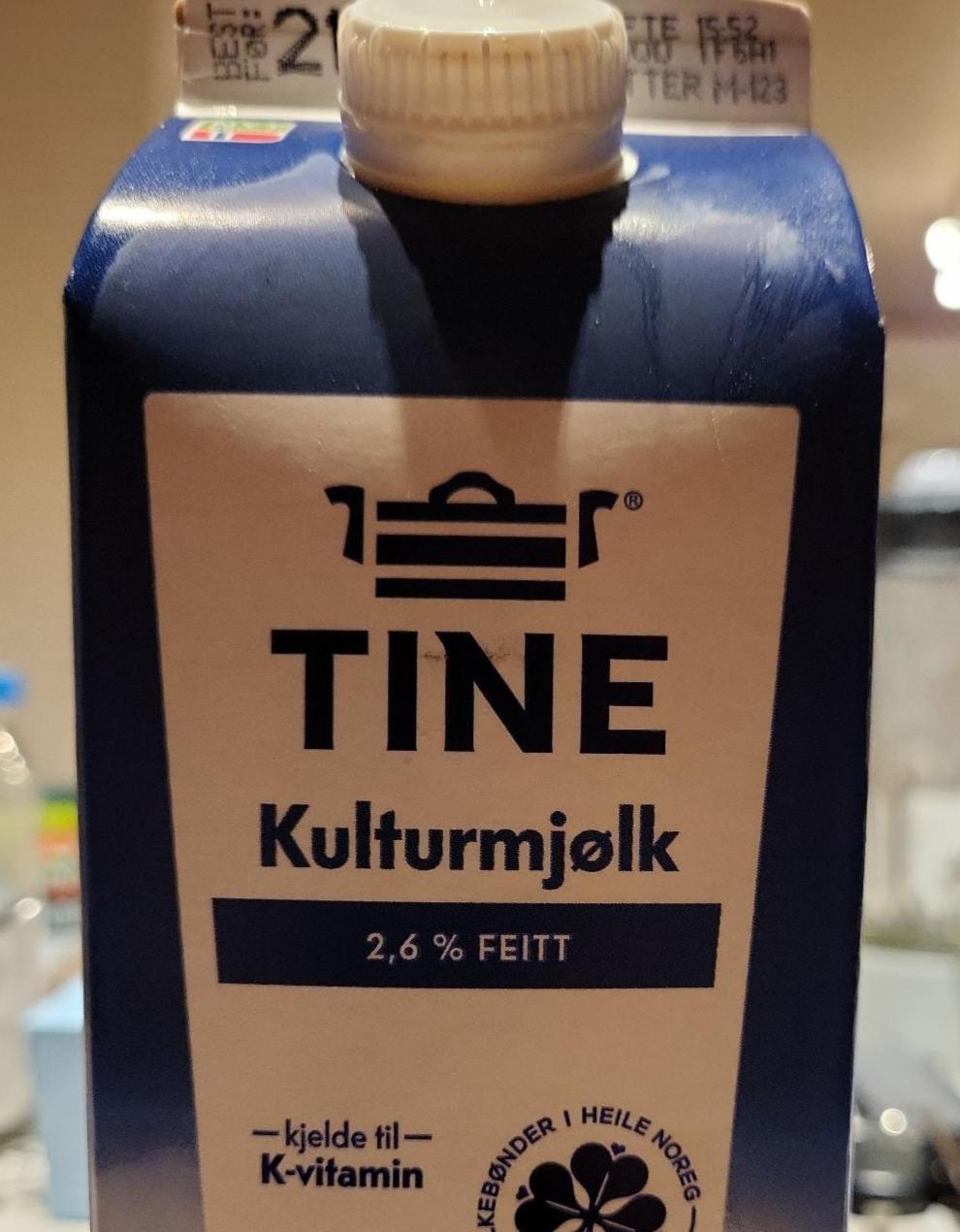 Fotografie - Kulturmjølk 2,6% Tine
