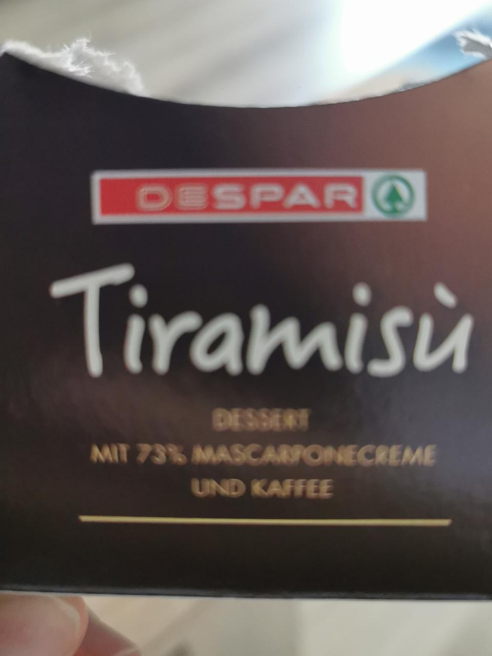 Fotografie - Tiramisu dessert mit 73% mascarponecreme und kaffee