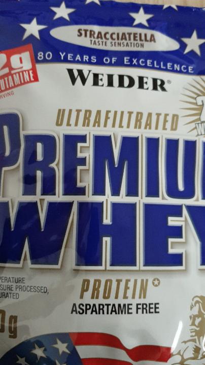 Fotografie - Weider Premium Whey Protein Stracciatella