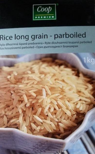 Fotografie - Rice long grain - parboiled Coop Premium