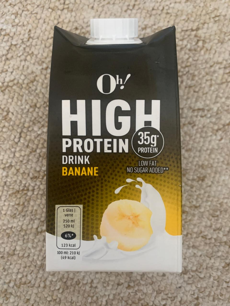 Fotografie - Oh! Protein Drink Banane