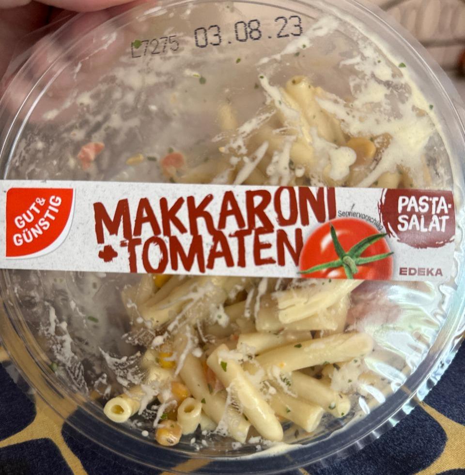 Fotografie - Makkaroni + Tomaten Pasta Salat Gut&Günstig