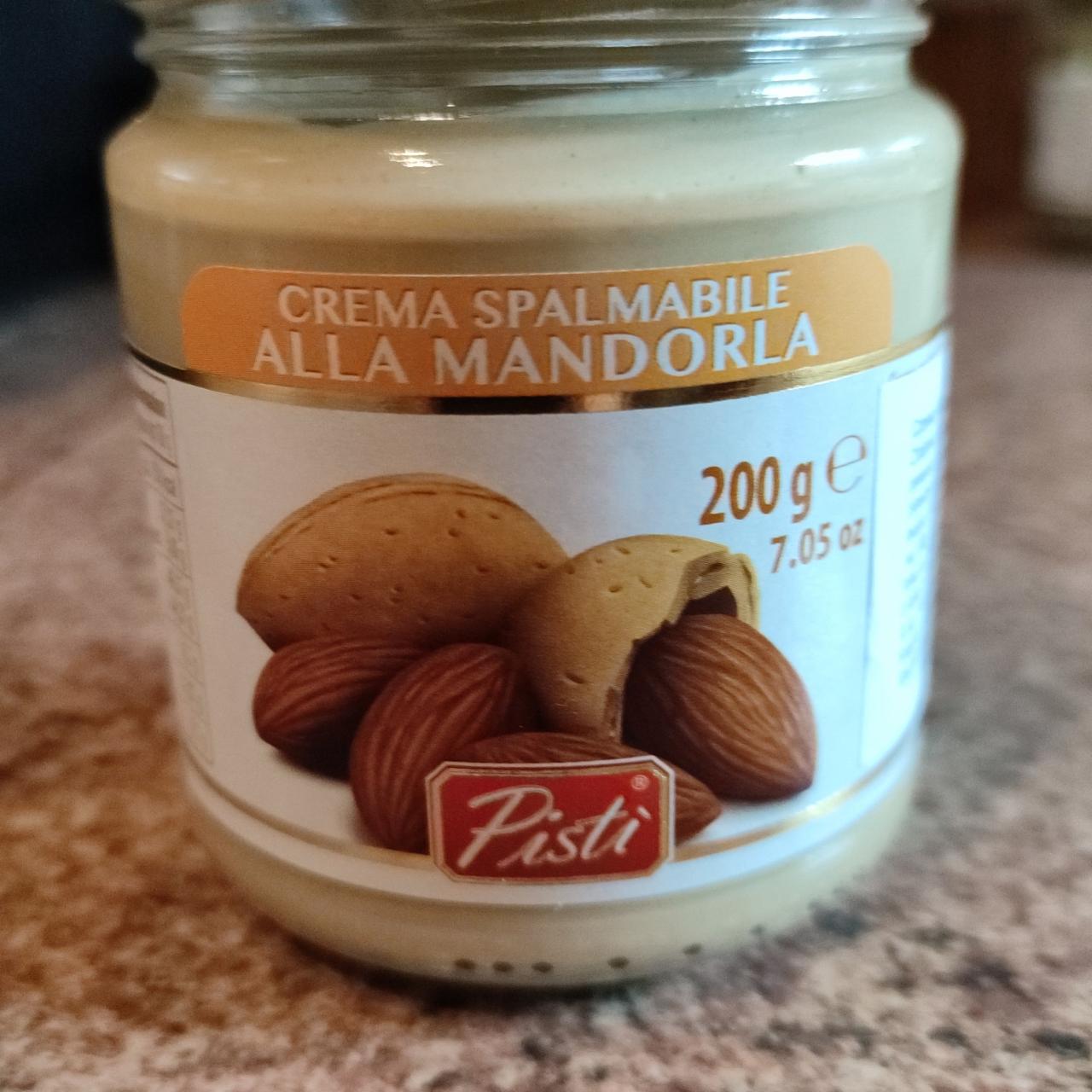 Fotografie - Crema Spalmabile Alla Mandorla Pisti