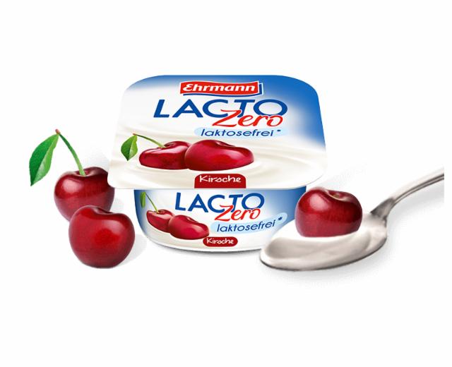 Fotografie - Ehrmann lacto zero Greek style jogurt višňa