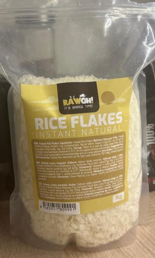 Fotografie - Rice Flakes Instant Natural RAWGH!