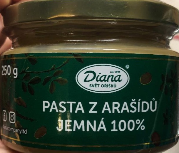Fotografie - Pasta z arašídů jemná 100% Diana Svět oříšků