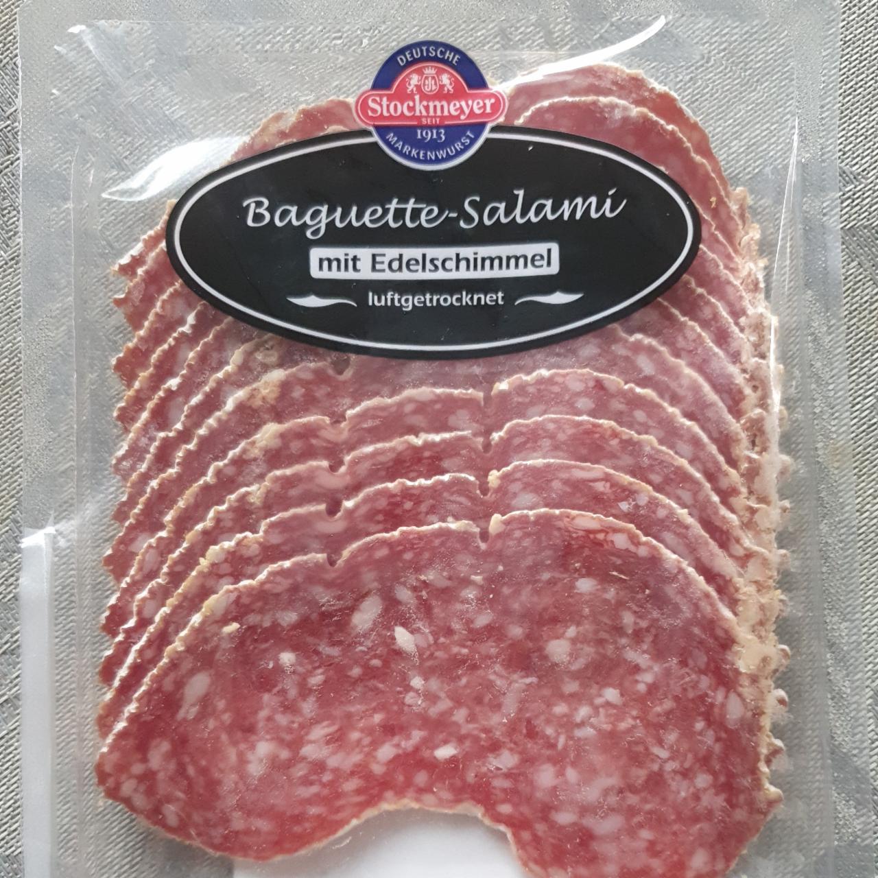 Fotografie - Baguette-Salami mít Edelschimmel luftgetrocknet Stockmeyer