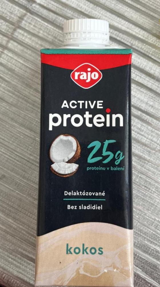 Fotografie - Active protein 25g Delaktózované kokos Rajo