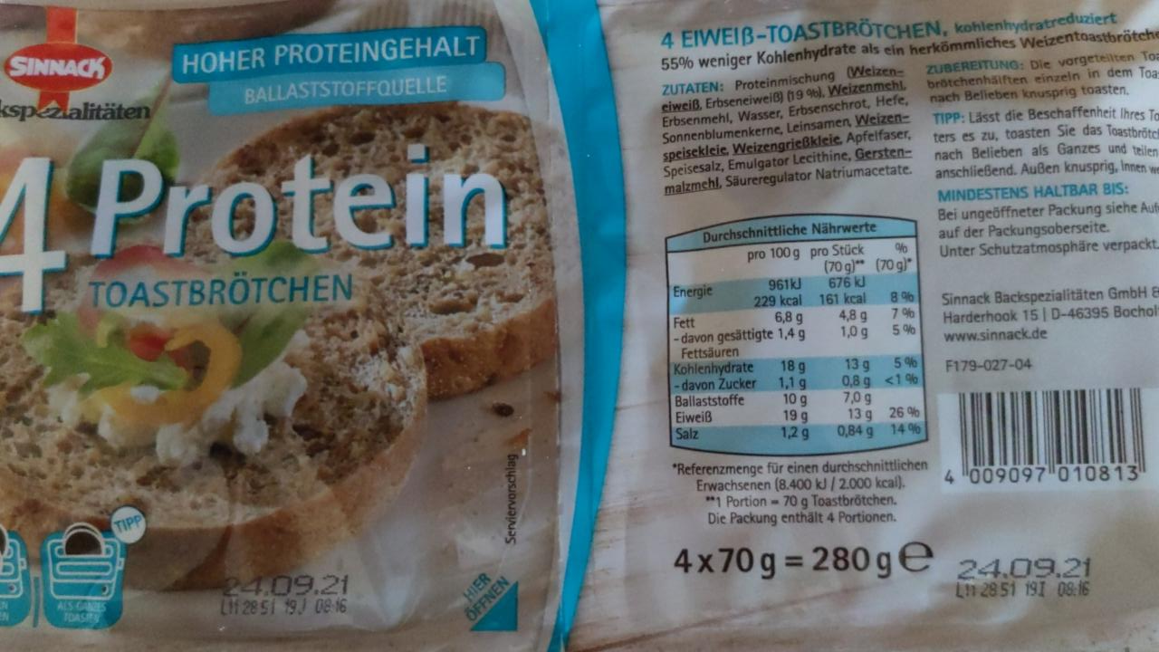 Fotografie - Protein Toast Brötchen