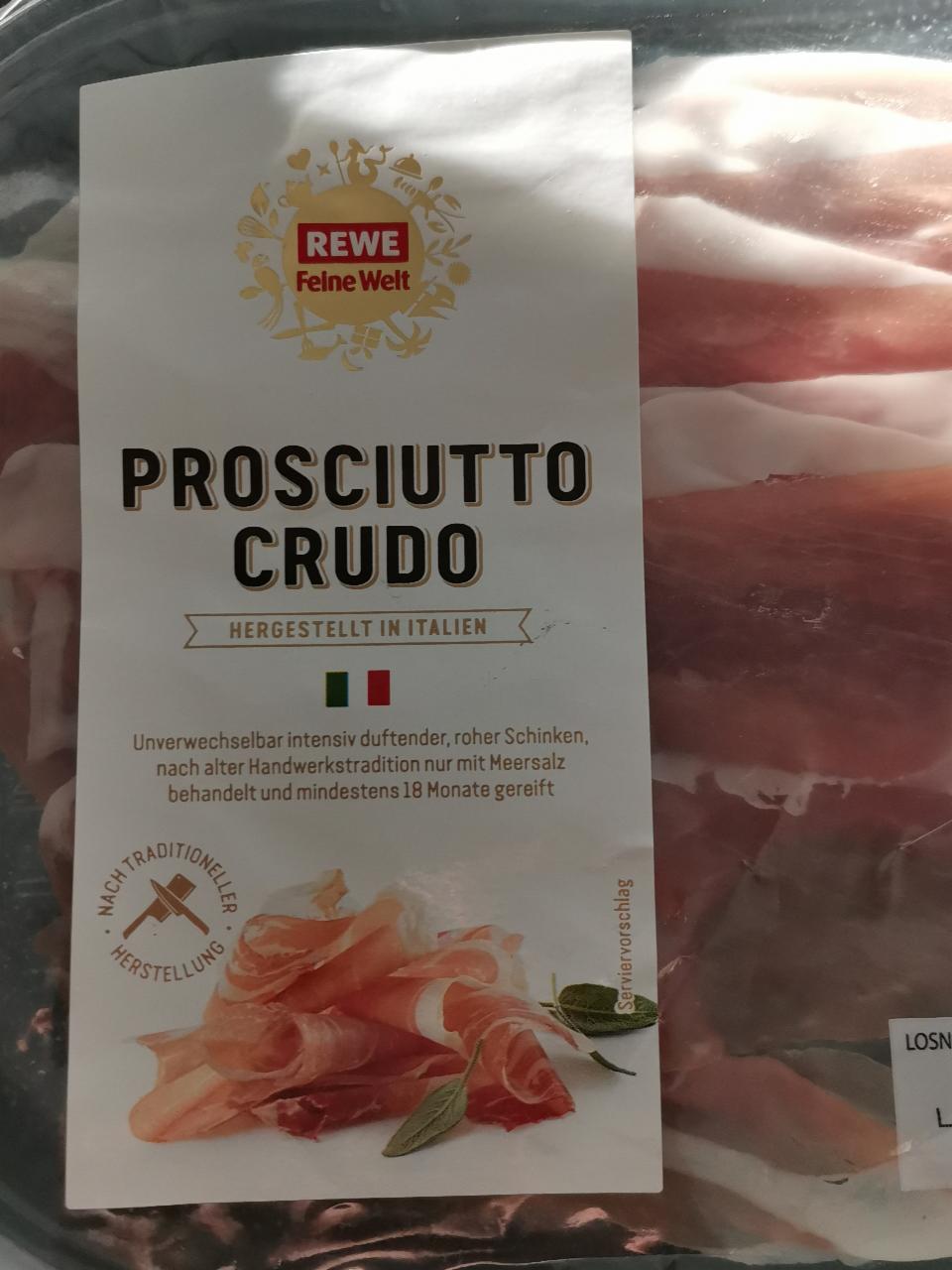 Fotografie - Prosciutto crudo Rewe