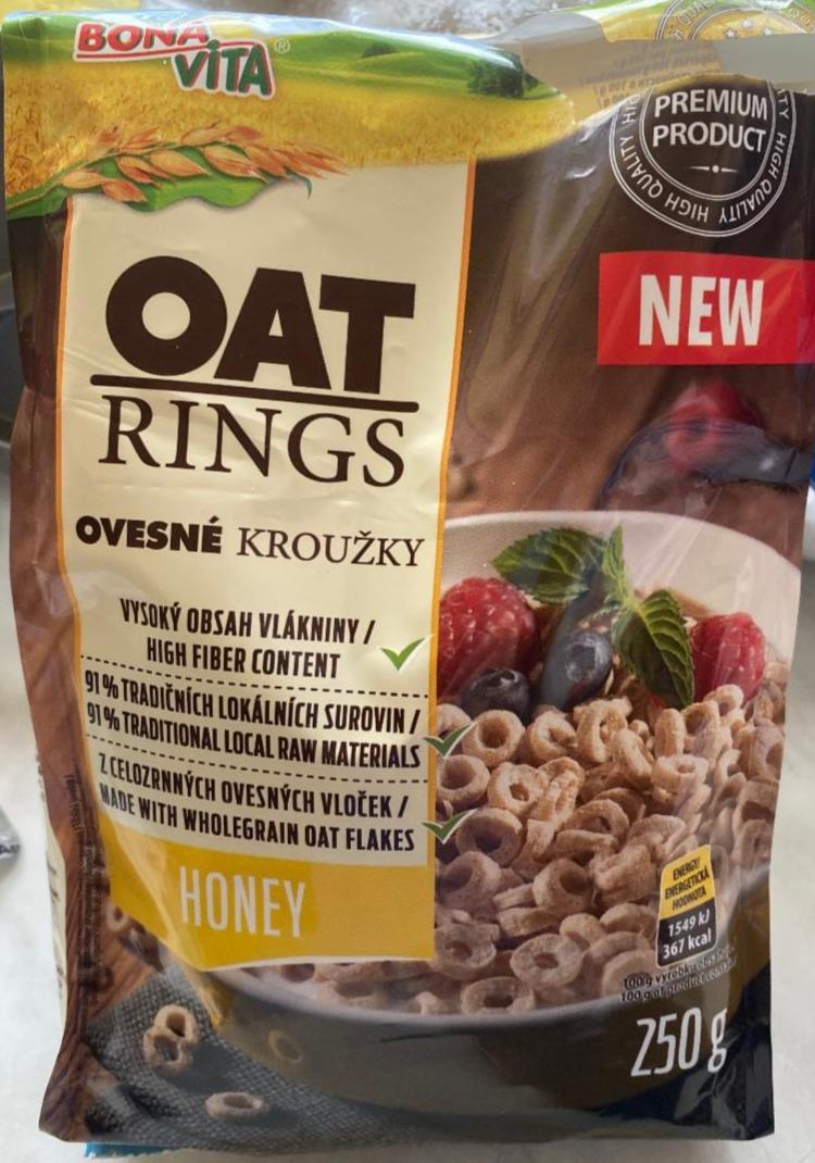 Fotografie - Oat Rings ovesné kroužky Bonavita