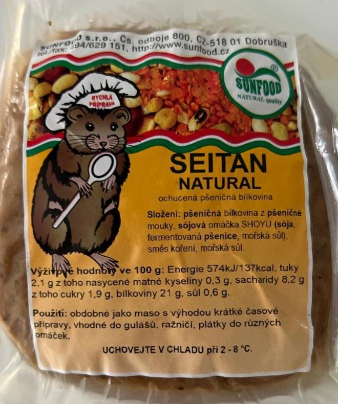 Fotografie - seitan natural Sunfood