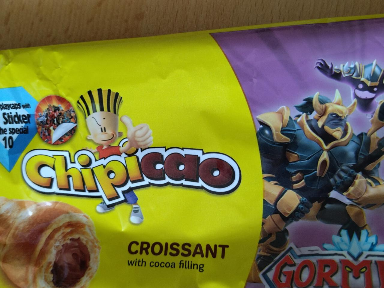 Fotografie - chipicao croissant with cocoa filling