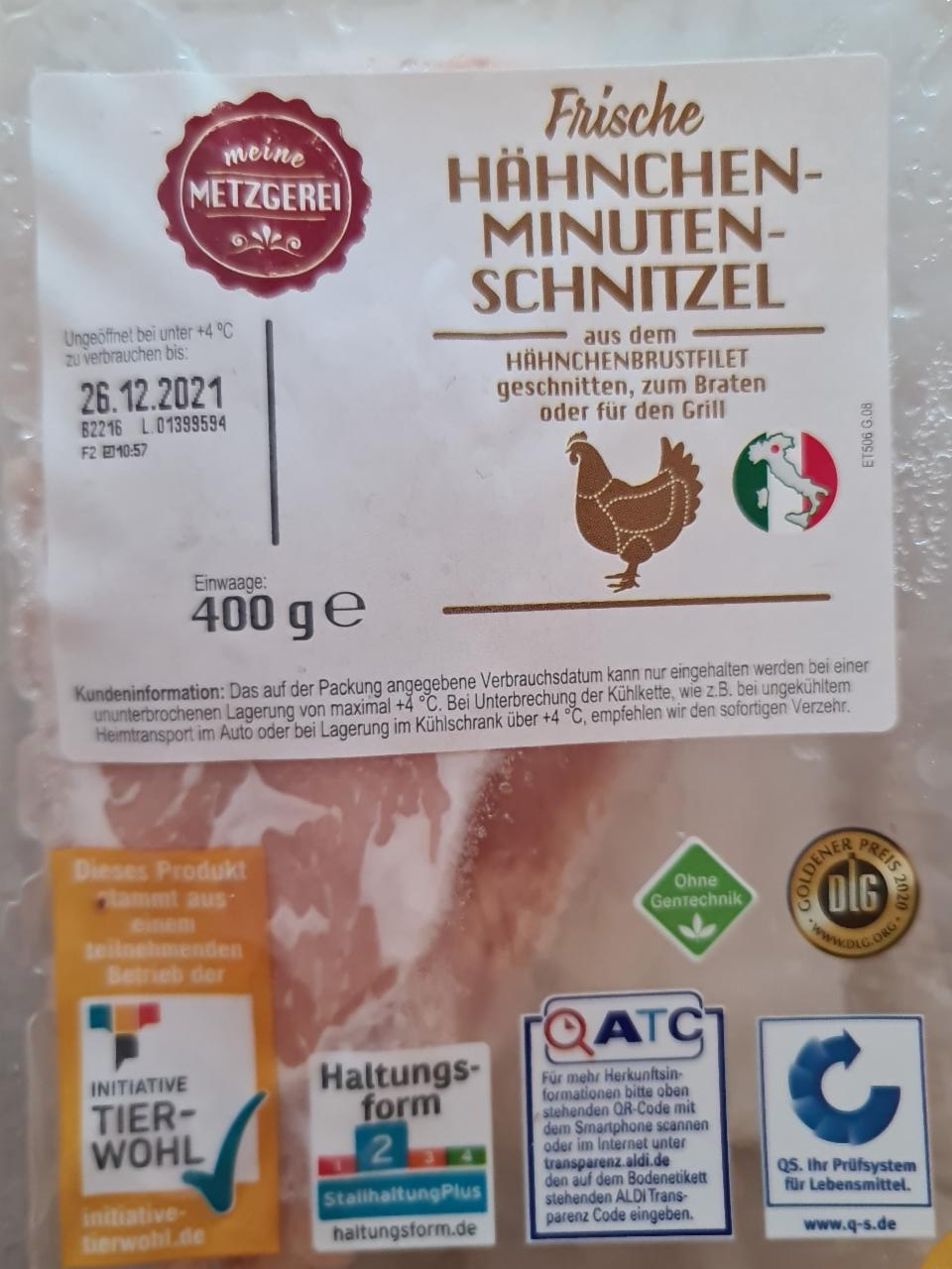 Fotografie - Hähnchen minuten schnitzel