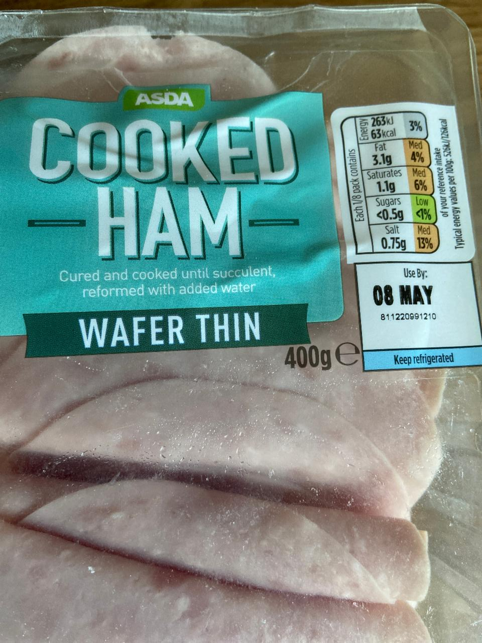 Fotografie - Cooked Ham Wafer Thin Asda