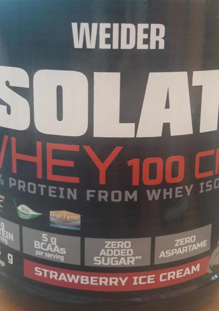 Fotografie - Weider Isolate Whey 100 CFM Strawberry Ice Cream