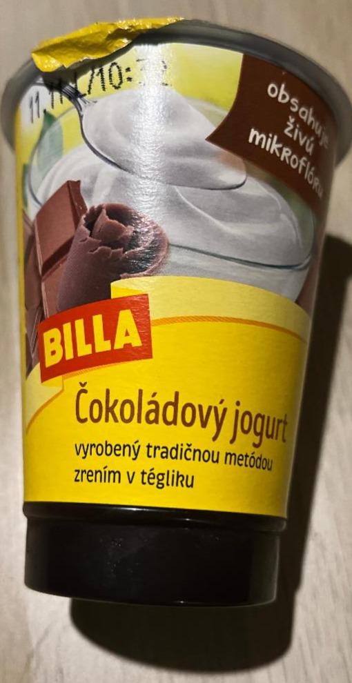 Fotografie - Billa cokoladovy jogurt mikroflora