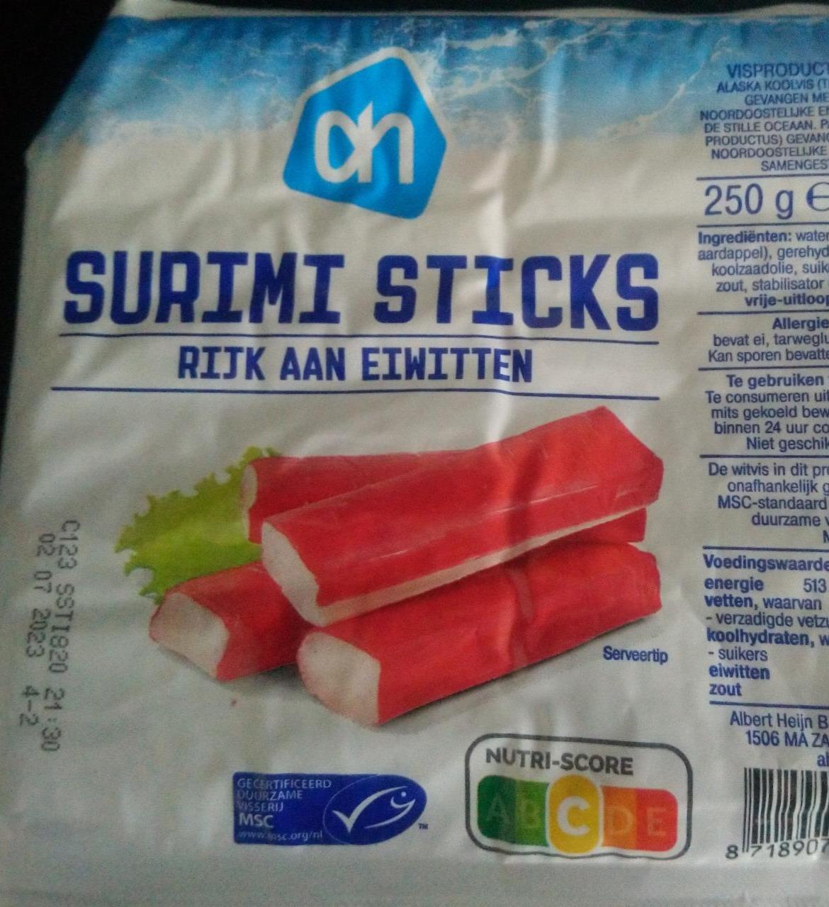 Fotografie - Surimi sticks Rijk aan eiwitten AH