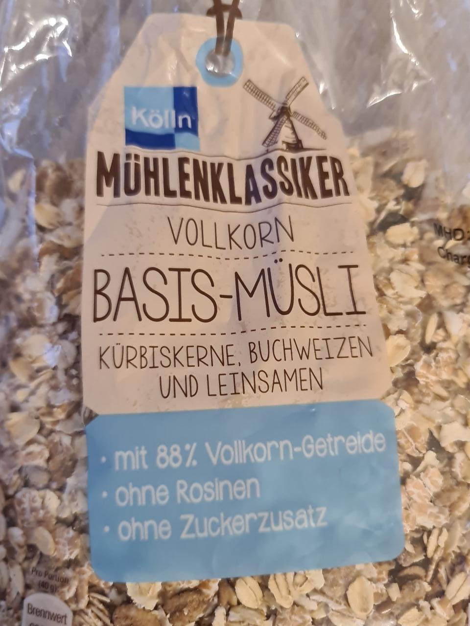 Fotografie - Vollkorn Basis - Müsli Kölln