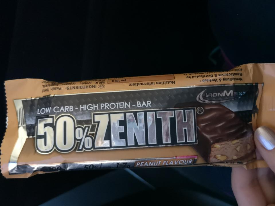 Fotografie - 50% ZENITH Low Carb High Protein Bar - iron maxx