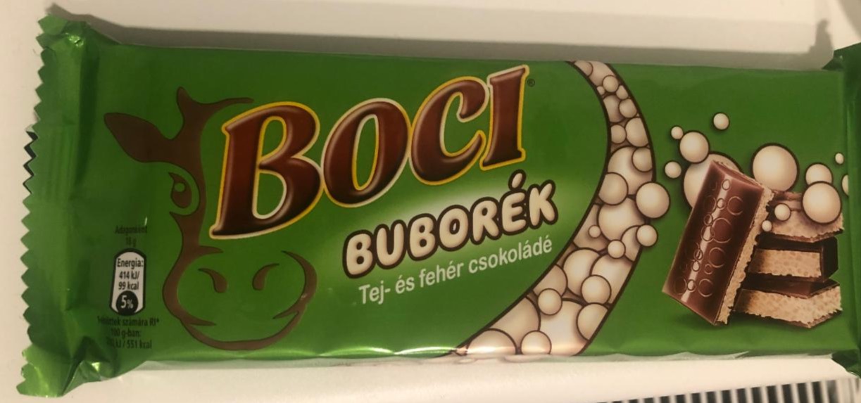 Fotografie - Boci Buborék čokoláda biela bublinková