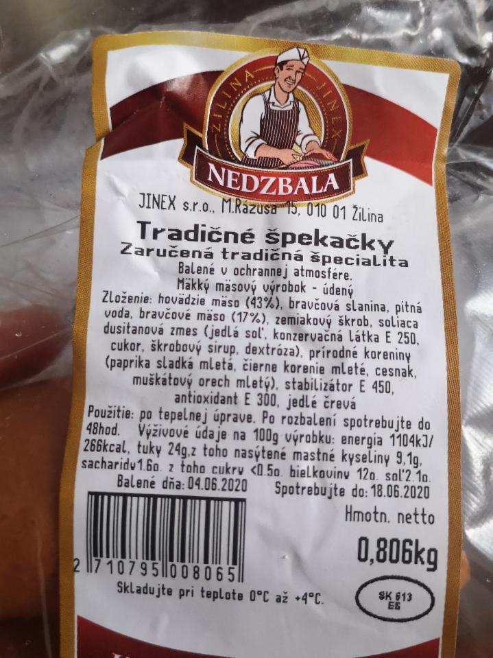 Fotografie - Tradičné špekačky Nedzbala