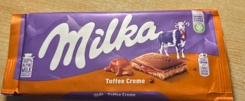 Fotografie - Milka Toffee Creme