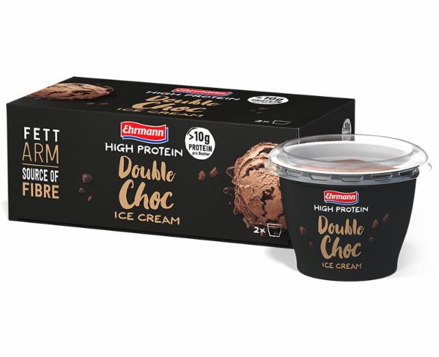 Fotografie - High Protein Double Choc Ice Cream Ehrmann