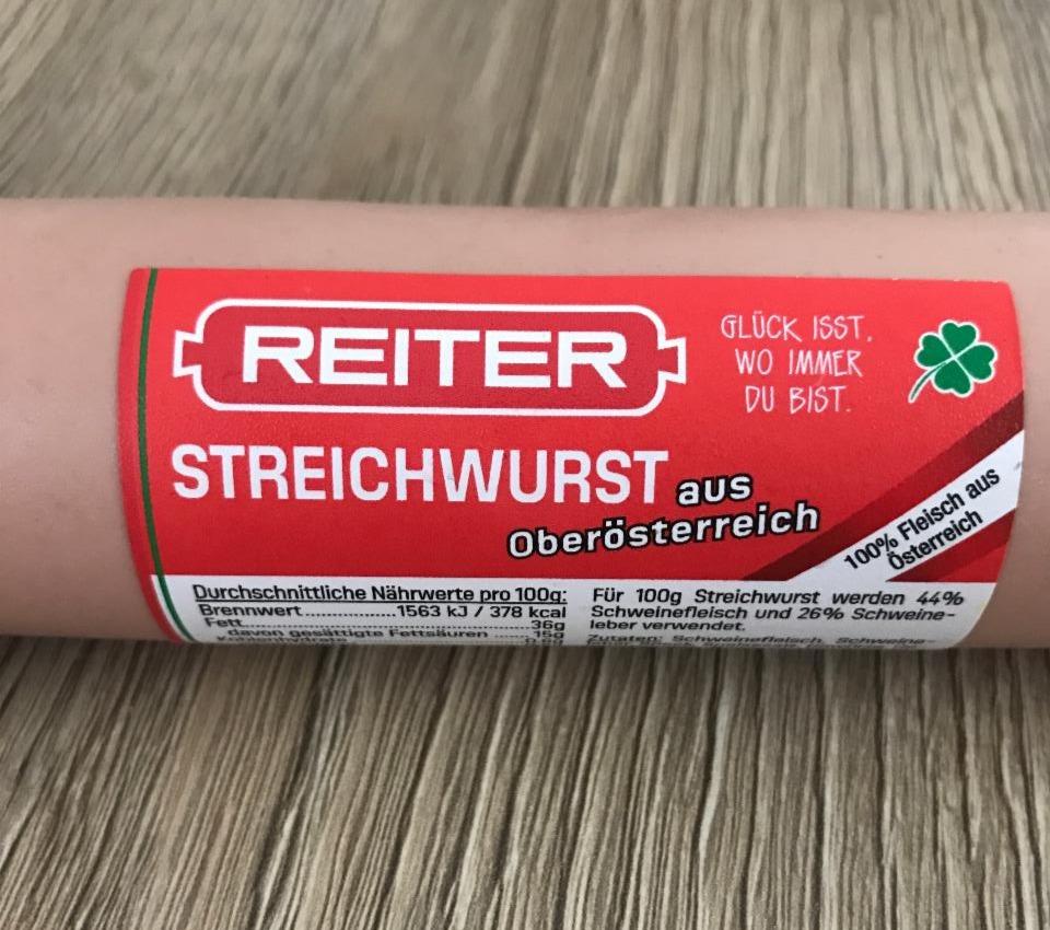 Fotografie - Reiter streichwurst