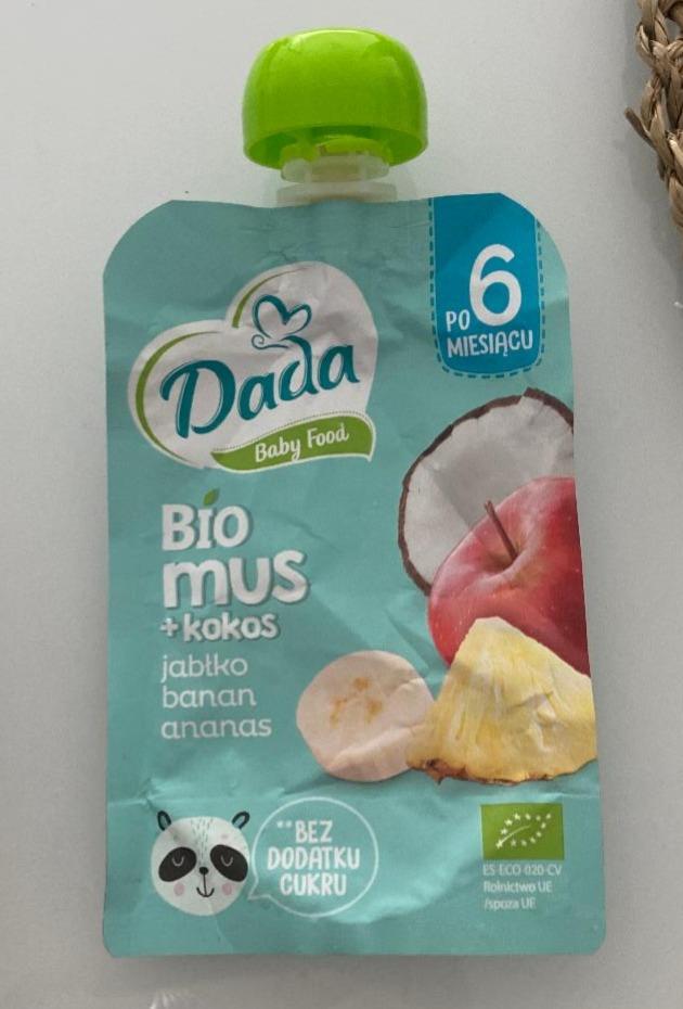 Fotografie - bio mus + kokos jablko banan ananas Dada