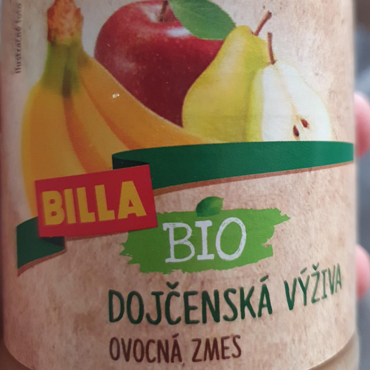 Fotografie - Dojčenská výživa ovocná zmes Billa Bio