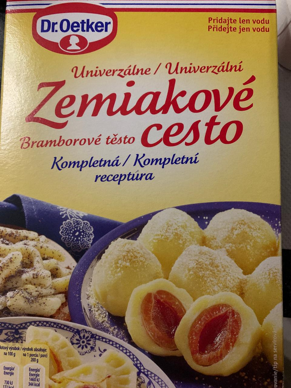 Fotografie - Zemiakové cesto univerzálne Dr.Oetker