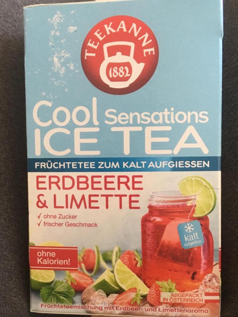 Fotografie - Cool Ice tea Sensations Erdbeere & Limette Teekanne