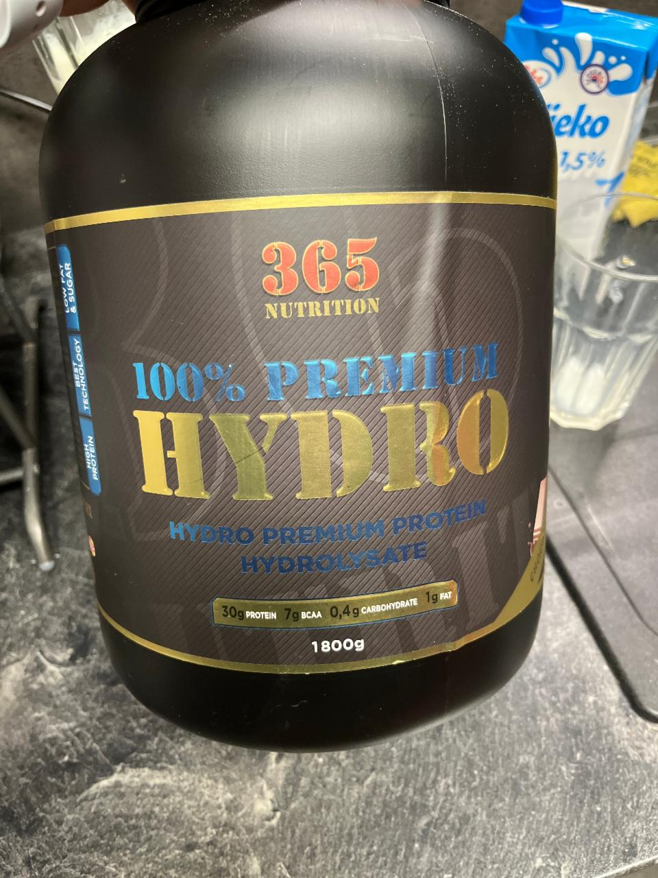 Fotografie - 100% Premium Hydro protein Chocolate 365 Nutrition