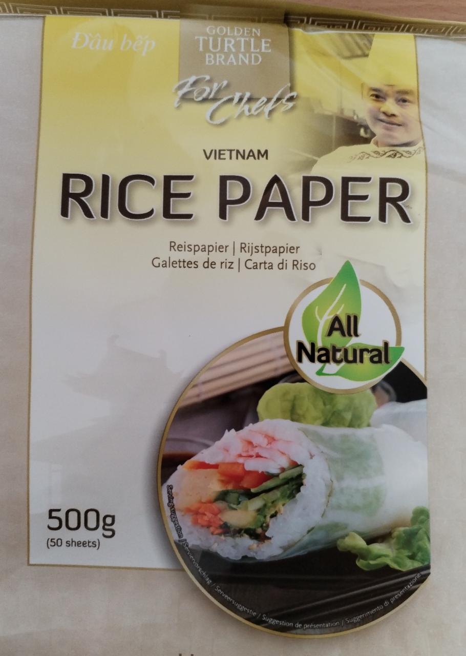 Fotografie - Vietnam Rice Paper Golden Turtle Brand