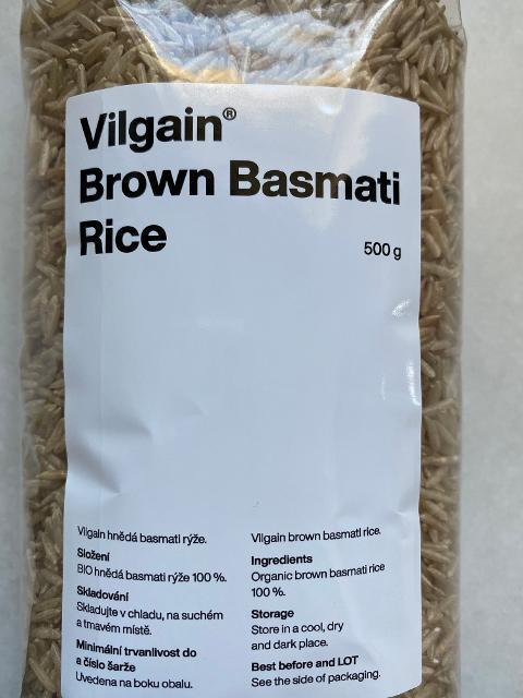 Fotografie - Vilgain brown basmati rice