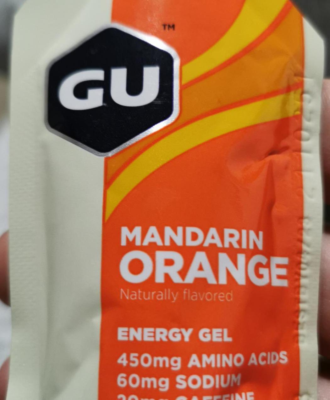 Fotografie - Mandarin Orange Energy Gel GU