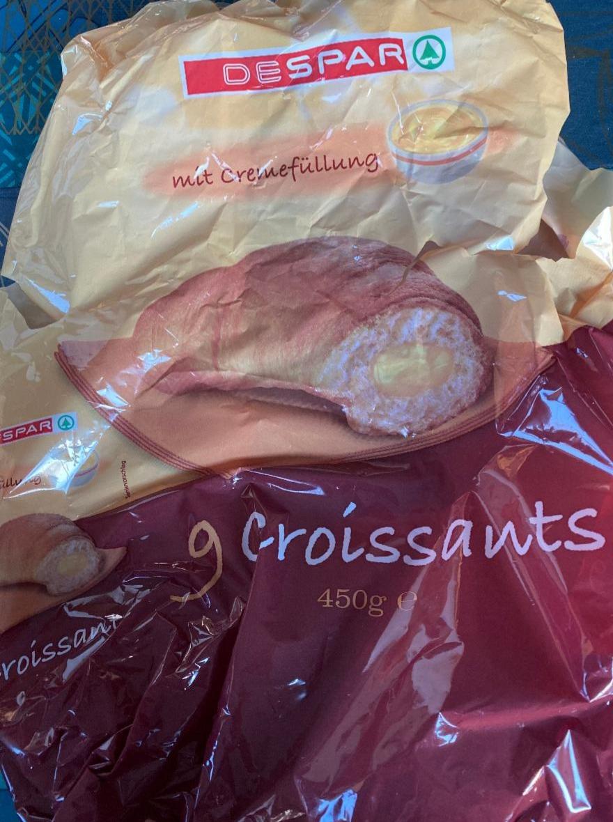 Fotografie - 9 Croissants mit Cremefüllung DeSpar