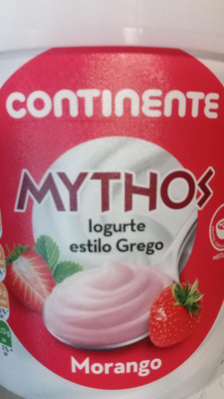 Fotografie - Mythos Continente grécky jogurt jahodový