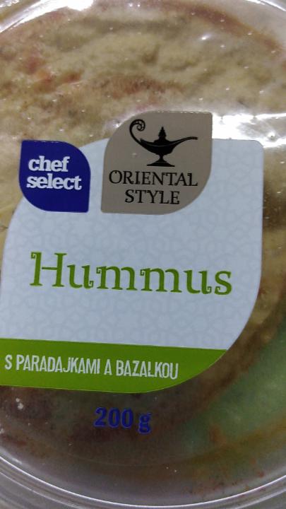 Fotografie - Hummus s paradajkami a bazalkou Chef Select Oriental Style
