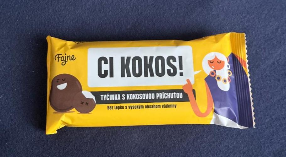 Fotografie - Ci Kokos! Tyčinka s kokosovou príchuťou Fajne