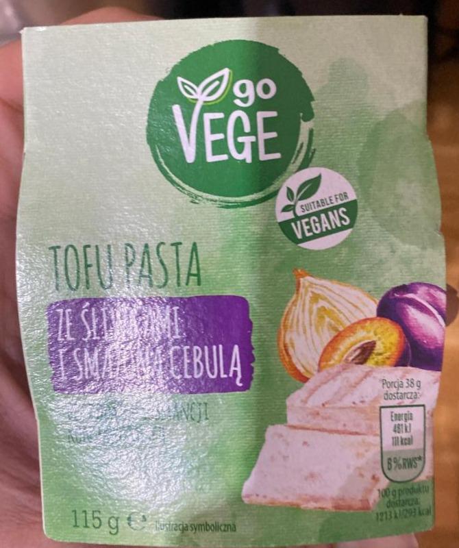 Fotografie - Tofu pasta ze sliwkami i smazona cebula GoVege