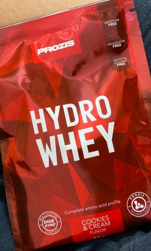 Fotografie - Hydro whey Cookies & cream flavor Prozis