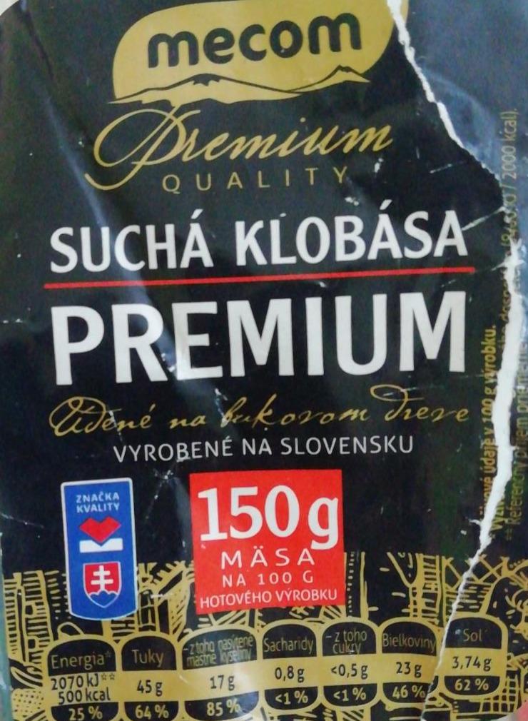 Fotografie - Suchá saláma Premium Mecom