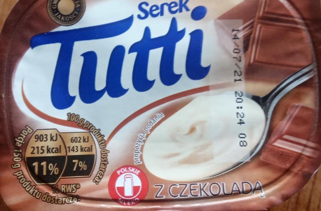 Fotografie - Serek z czekoladą Tutti